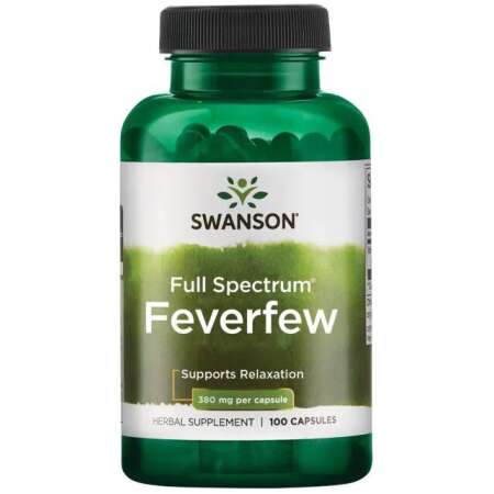 Swanson Full Spectrum Feverfew, 380mg - 100 caps