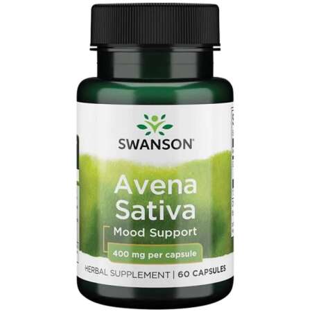 Swanson Avena Sativa, 400mg - 60 caps