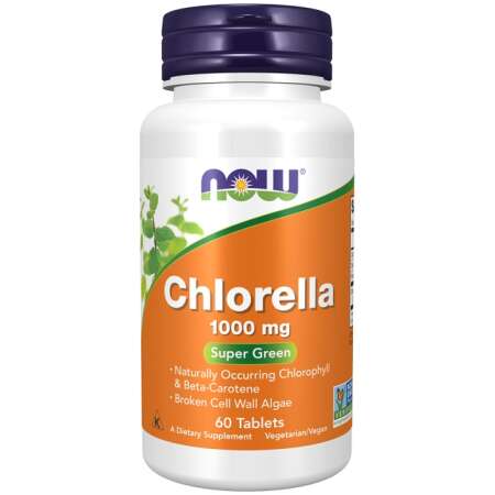 NOW Foods Chlorella, 1000mg - 60 tabs