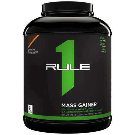 Rule One Mass Gainer, Chocolate Peanut Butter - 2620g