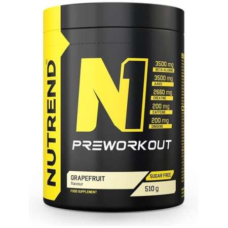 Nutrend N1 Pre-Workout, Grapefruit - 510g