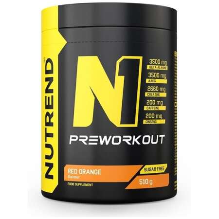 Nutrend N1 Pre-Workout, Red Orange - 510g
