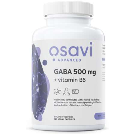 Osavi GABA 500mg + Vitamin B6 - 120 vcaps