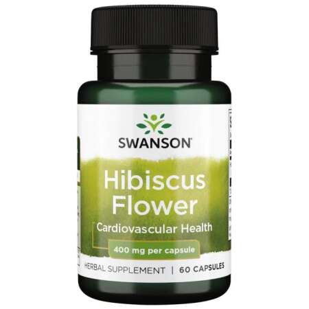 Swanson Hibiscus Flower, 400mg - 60 caps