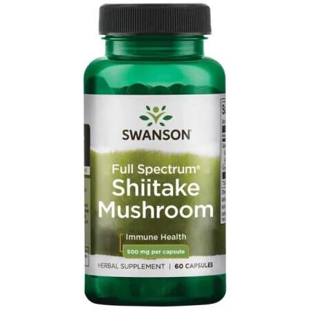 Swanson Full Spectrum Shiitake Mushroom, 500mg - 60 caps