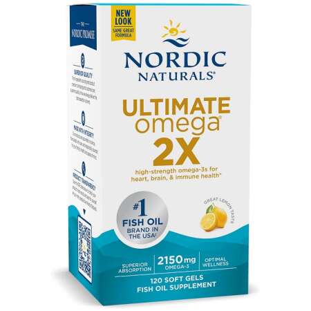 Nordic Naturals Ultimate Omega 2X, 2150mg Lemon (EAN 768990021527) - 120 softgels