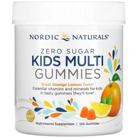 Nordic Naturals Kids Multi Zero Sugar, Orange Lemon - 120 gummies