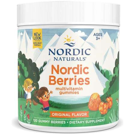 Nordic Naturals Nordic Berries Multivitamin, Original Flavor - 120 gummy berries