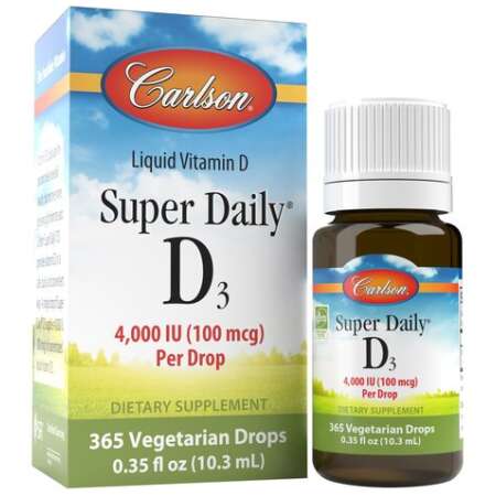 Carlson Labs Super Daily D3, 4000 IU - 10 ml.