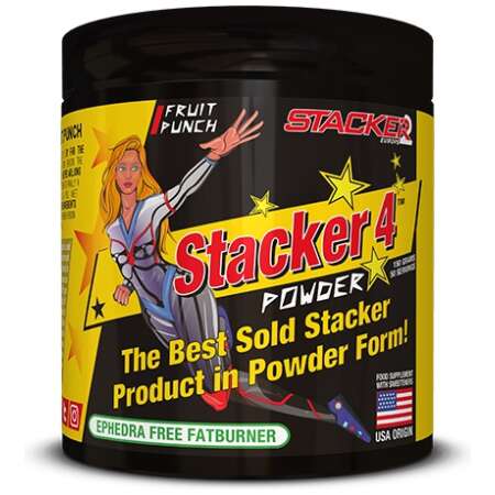 Stacker2 Europe Stacker 4 Powder, Fruit Punch - 150g