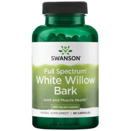 Swanson Full Spectrum White Willow Bark, 400mg - 90 caps