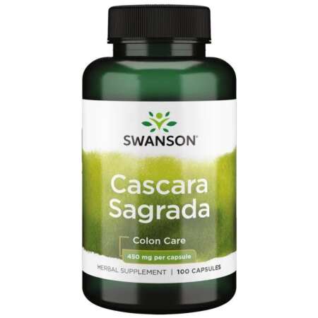 Swanson Cascara Sagrada, 450mg - 100 caps