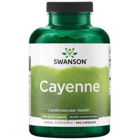 Swanson Cayenne, 450mg - 300 caps
