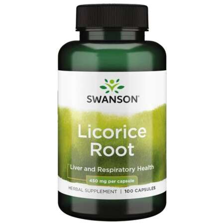 Swanson Licorice Root, 450mg - 100 caps