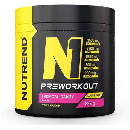 Nutrend N1 Pre-Workout, Tropical Candy - 255g