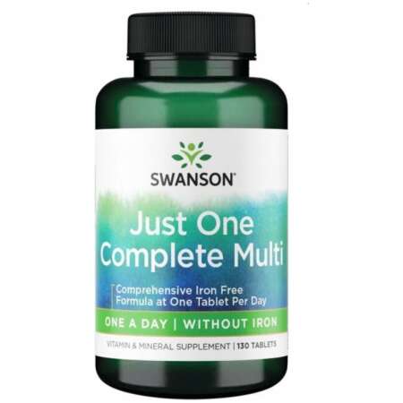 Swanson Just One Complete Multi without Iron - 130 tablets