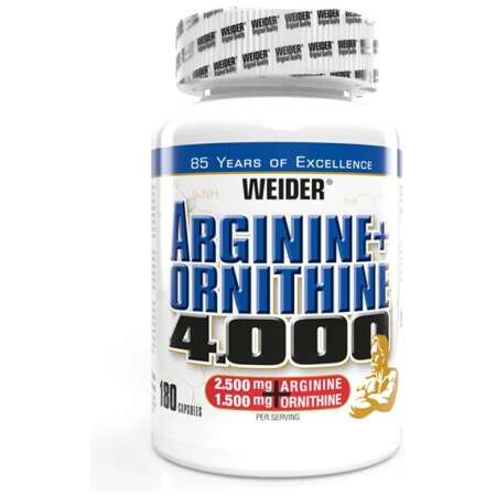 Weider Arginine + Ornithine 4000 - 180 caps