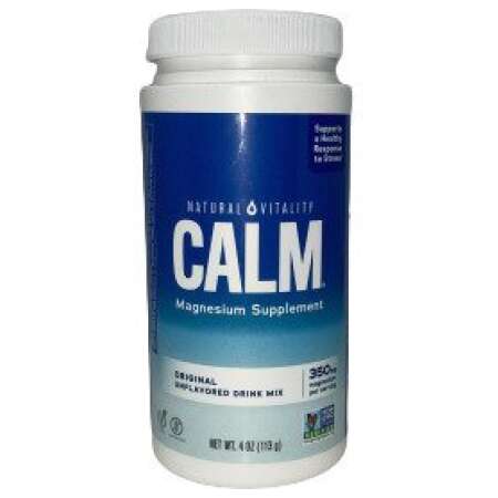 Natural Vitality Calm Magnesium Powder, Unflavoured - 113g