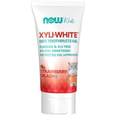 NOW Foods XyliWhite Kids, Strawberry Splash - 85g