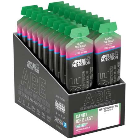 Applied Nutrition ABE - All Black Everything Gel, Candy Ice Blast - 20 x 60g