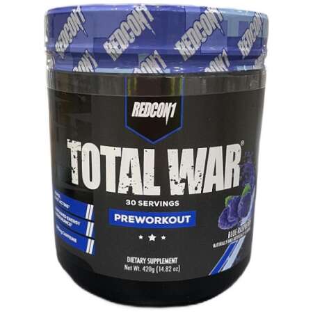 Redcon1 Total War - Preworkout, Blue Raspberry - 420g