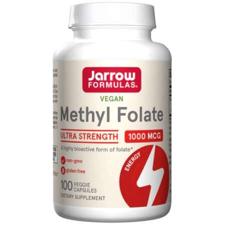 Jarrow Formulas Methyl Folate, 1000mcg - 100 vcaps