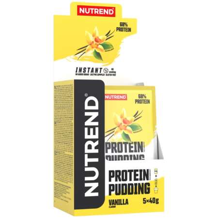 Nutrend Protein Pudding, Vanilla - 5 x 40g