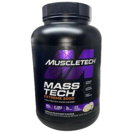 MuscleTech Mass-Tech Extreme 2000, Vanilla Milkshake - 2720g