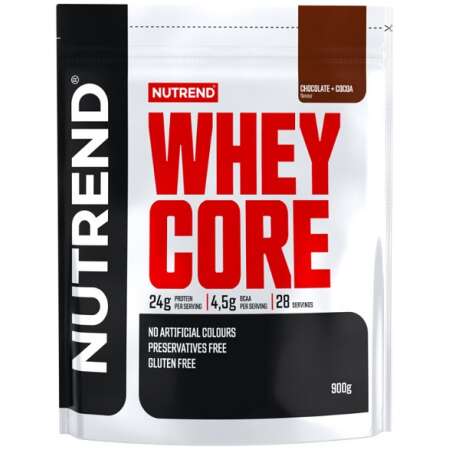 Nutrend Whey Core, Chocolate + Cocoa - 900g