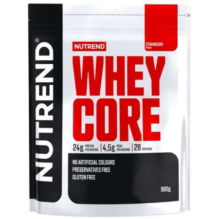 Nutrend Whey Core, Strawberry - 900g