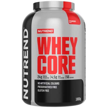 Nutrend Whey Core, Strawberry - 1800g