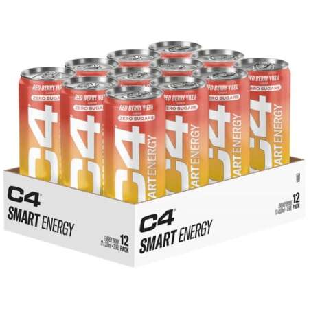 Cellucor C4 Smart Energy, Red Berry Yuzu - 12 x 330 ml.