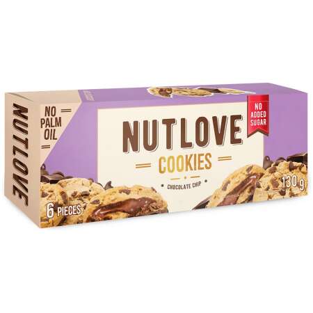 Allnutrition Nutlove Cookies, Chocolate Chip - 6 cookies