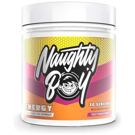Naughty Boy Energy, Fizzy Peach Sweets - 390g