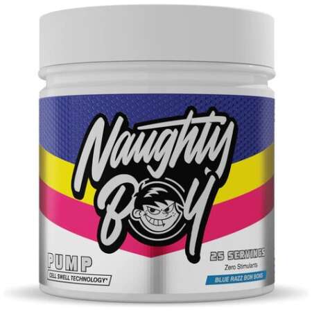 Naughty Boy Pump, Blue Razz Bon Bons - 400g
