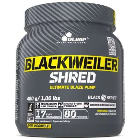 Olimp Nutrition Blackweiler Shred, Exotic Orange - 480g