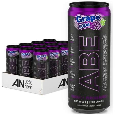 Applied Nutrition ABE Energy + Performance Cans, Grape Soda - 12 x 330 ml.