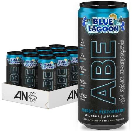 Applied Nutrition ABE Energy + Performance Cans, Blue Lagoon - 12 x 330 ml.