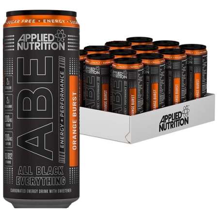 Applied Nutrition ABE Energy + Performance Cans, Orange Burst - 12 x 330 ml.