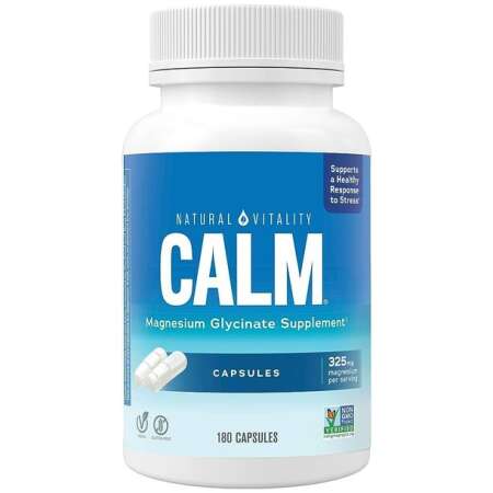 Natural Vitality Calm Magnesium Glycinate - 180 caps