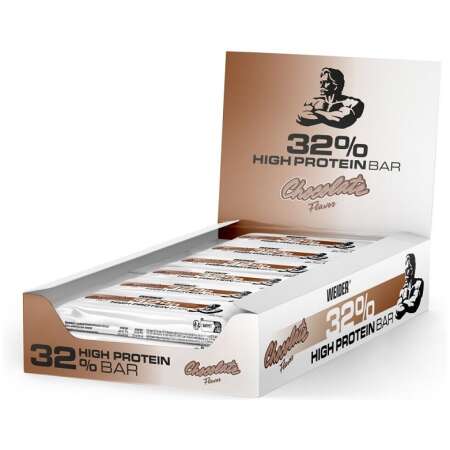 Weider 32% High Protein Bar, Chocolate - 12 x 60g