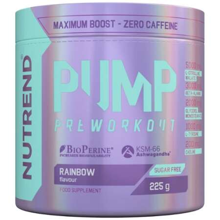 Nutrend Pump Pre-Workout, Rainbow - 225g