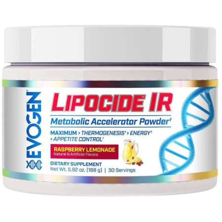 Evogen Lipocide IR, Raspberry Lemonade - 168g