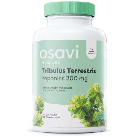 Osavi Tribulus Terrestris, Saponins 200mg - 180 vegan caps