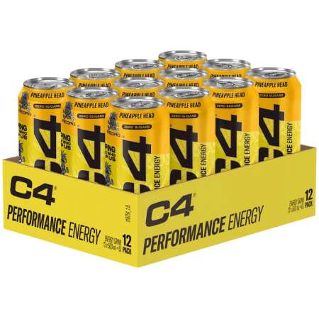 Cellucor C4 Performance Energy, Pineapple Head - 12 x 500 ml.