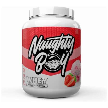 Naughty Boy Advanced Whey, Strawberry Milkshake - 2010g