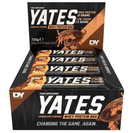 Dorian Yates Yates Protein Bar, Chocolate Caramel - 12 x 60g