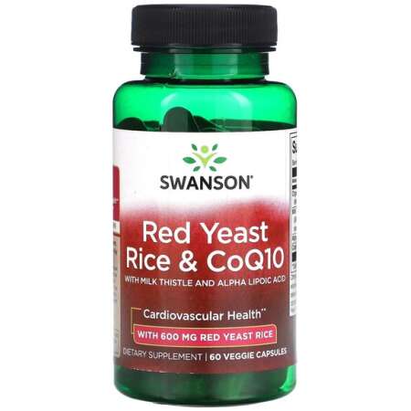 Swanson Red Yeast Rice & CoQ10 - 60 vcaps