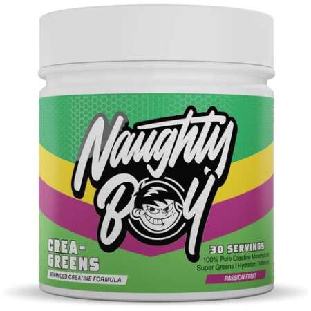 Naughty Boy Crea-Greens, Passion Fruit - 270g