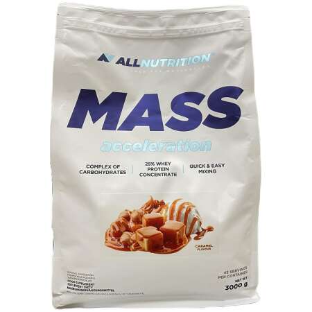 Allnutrition Mass Acceleration, Caramel - 3000g